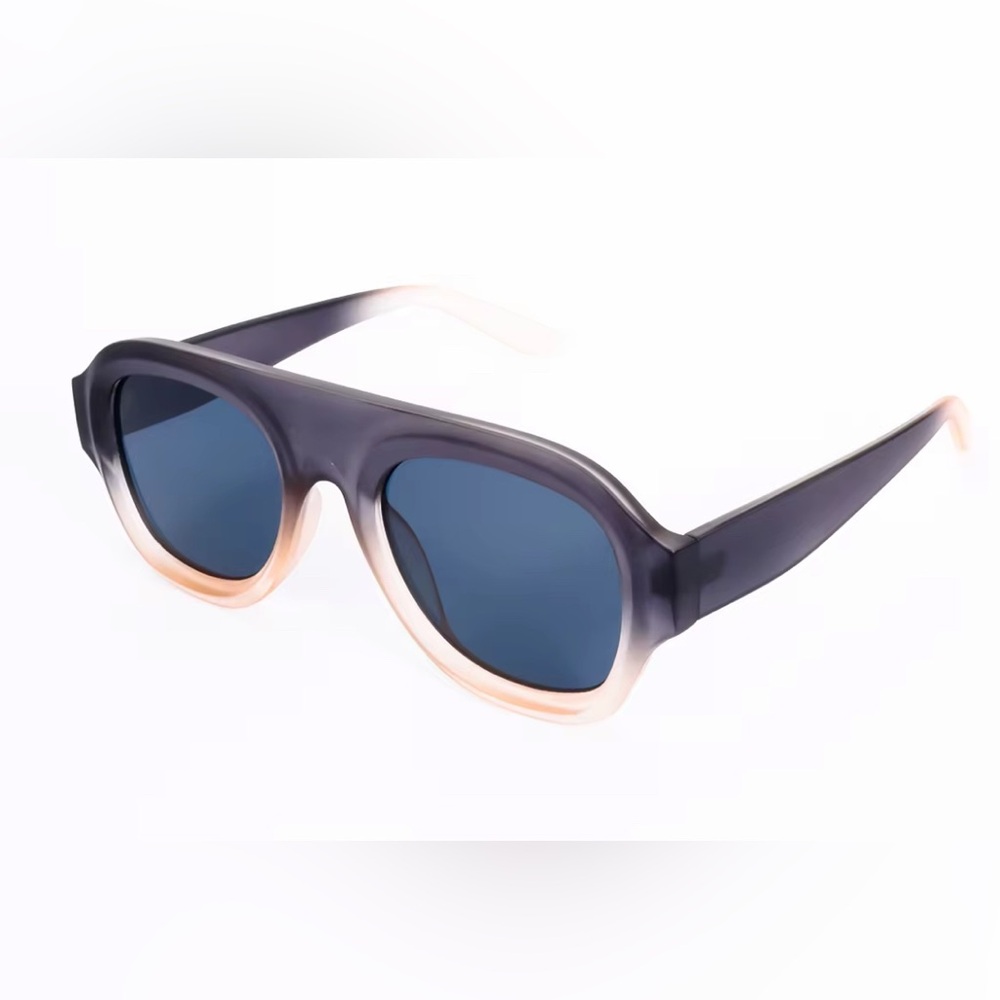 Stylish Blue and Gray Sunglasses
